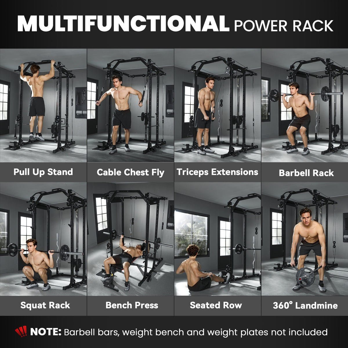 SPORTNOW Cable Crossover Machine, with Lat-Pull Down System