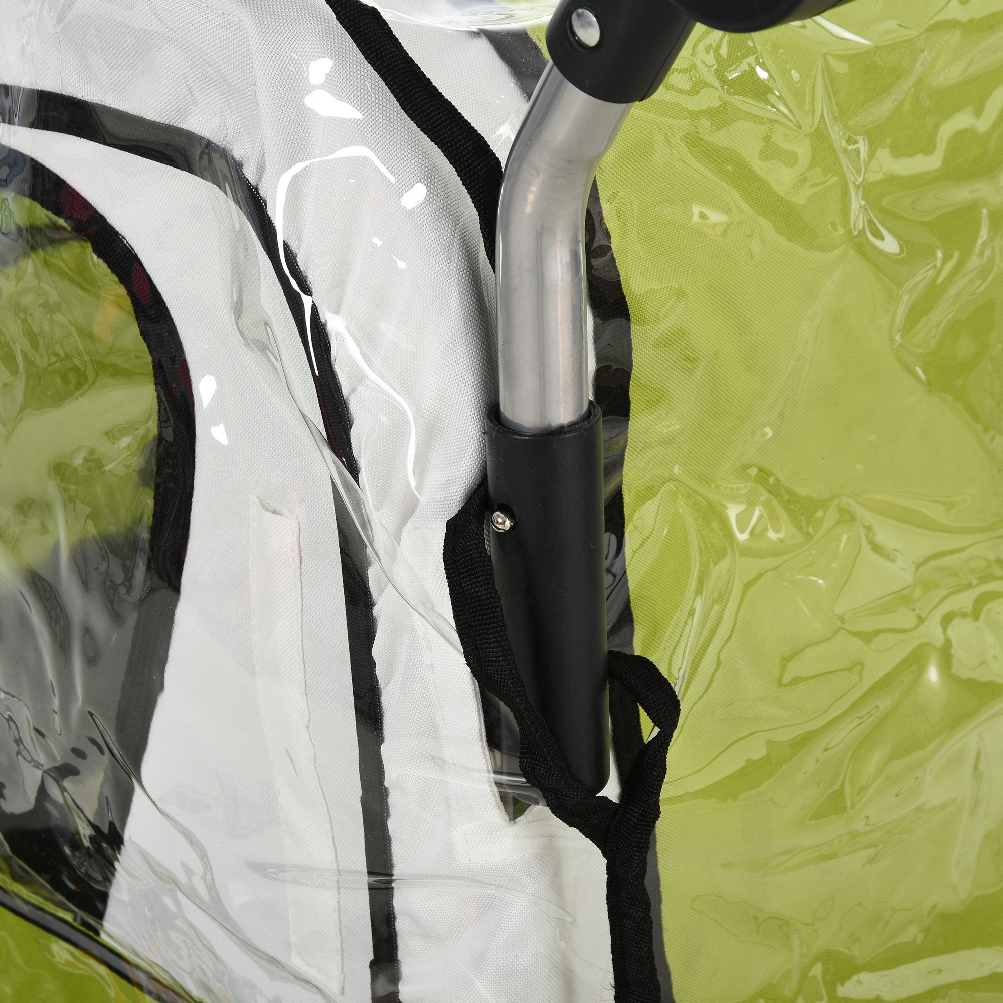 HOMCOM Baby Bike Trailer Cover, Anti Dust Rain Snow, Cold Wind, 76 x 61 x 61 cm - North Peak Garden Furniture