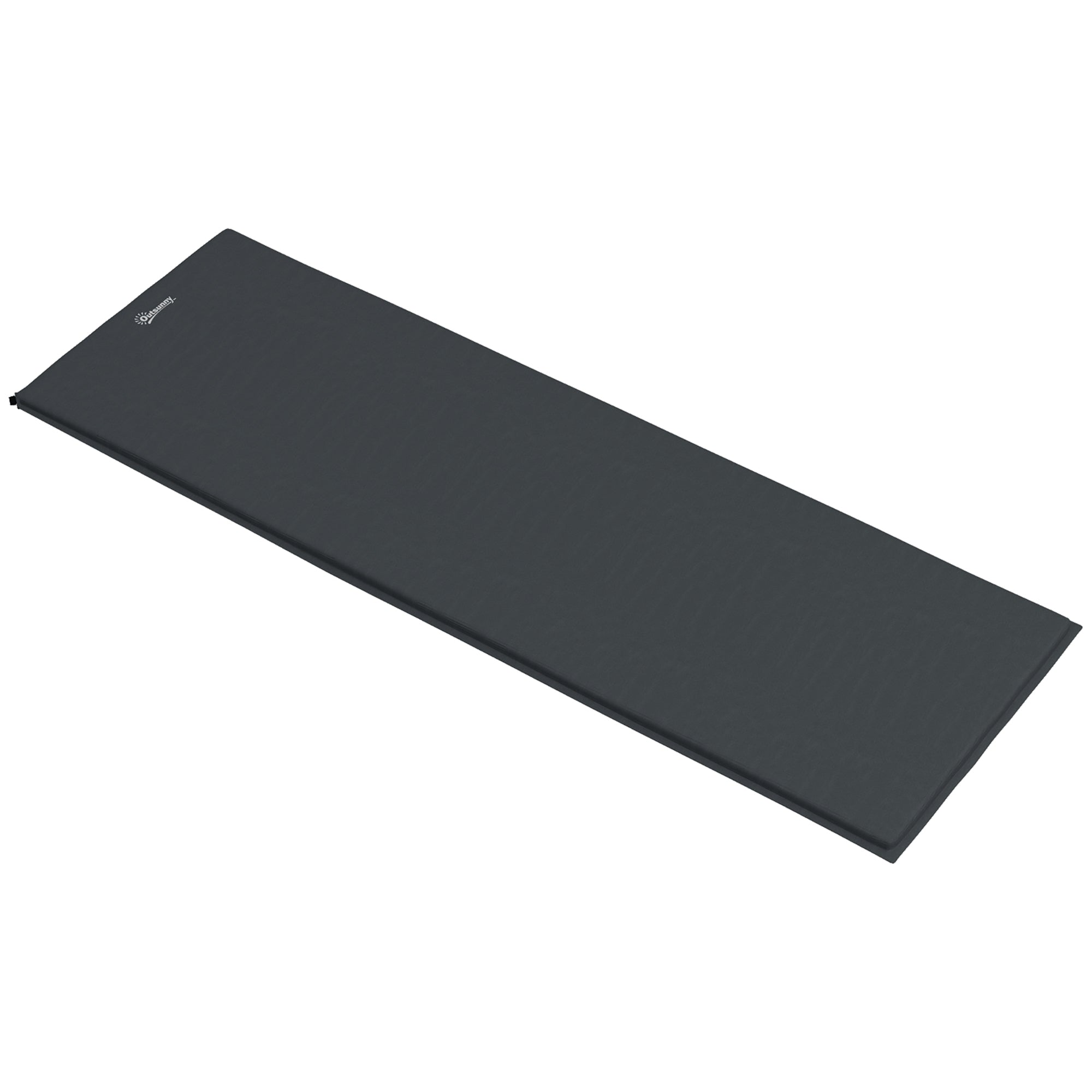 Outsunny Single Inflatable Mattress, with Carry Bag - Grey - North Peak Garden Furniture