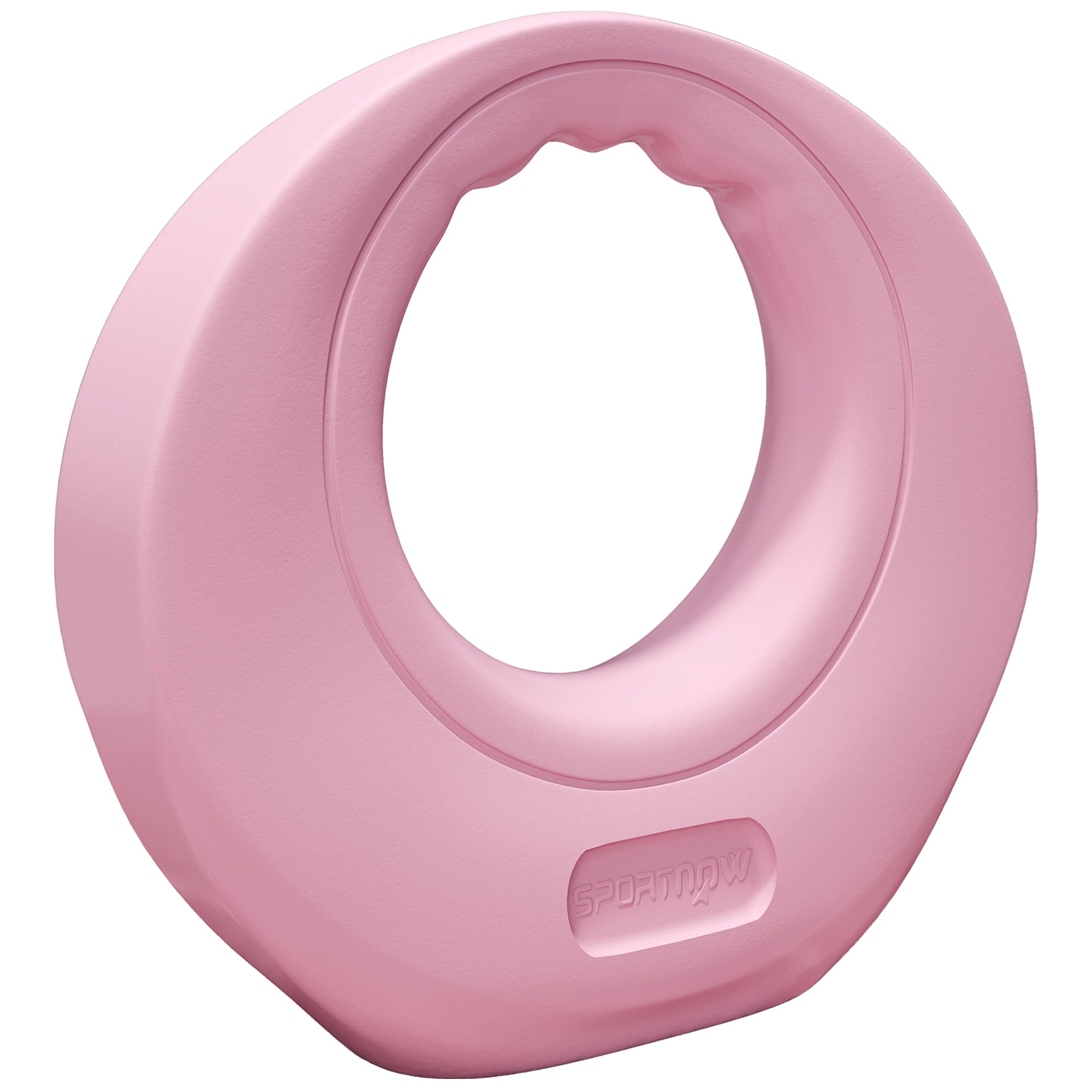 SPORTNOW 12kg Kettlebell, Soft Kettle Bell with Wide Handle for Home Gym Weight Lifting and Strength Training, Pink - North Peak Garden Furniture