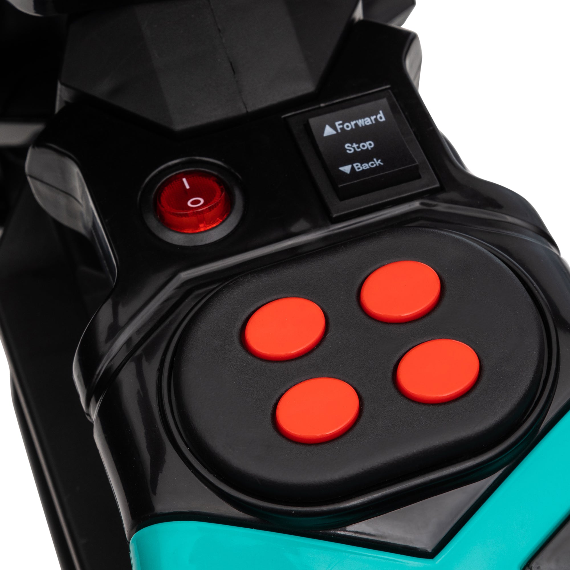 HOMCOM Kids Electric Motorbike with Siren, Horn, Headlights, Music, Training Wheels, for Ages 3-5 Years - Black - North Peak Garden Furniture