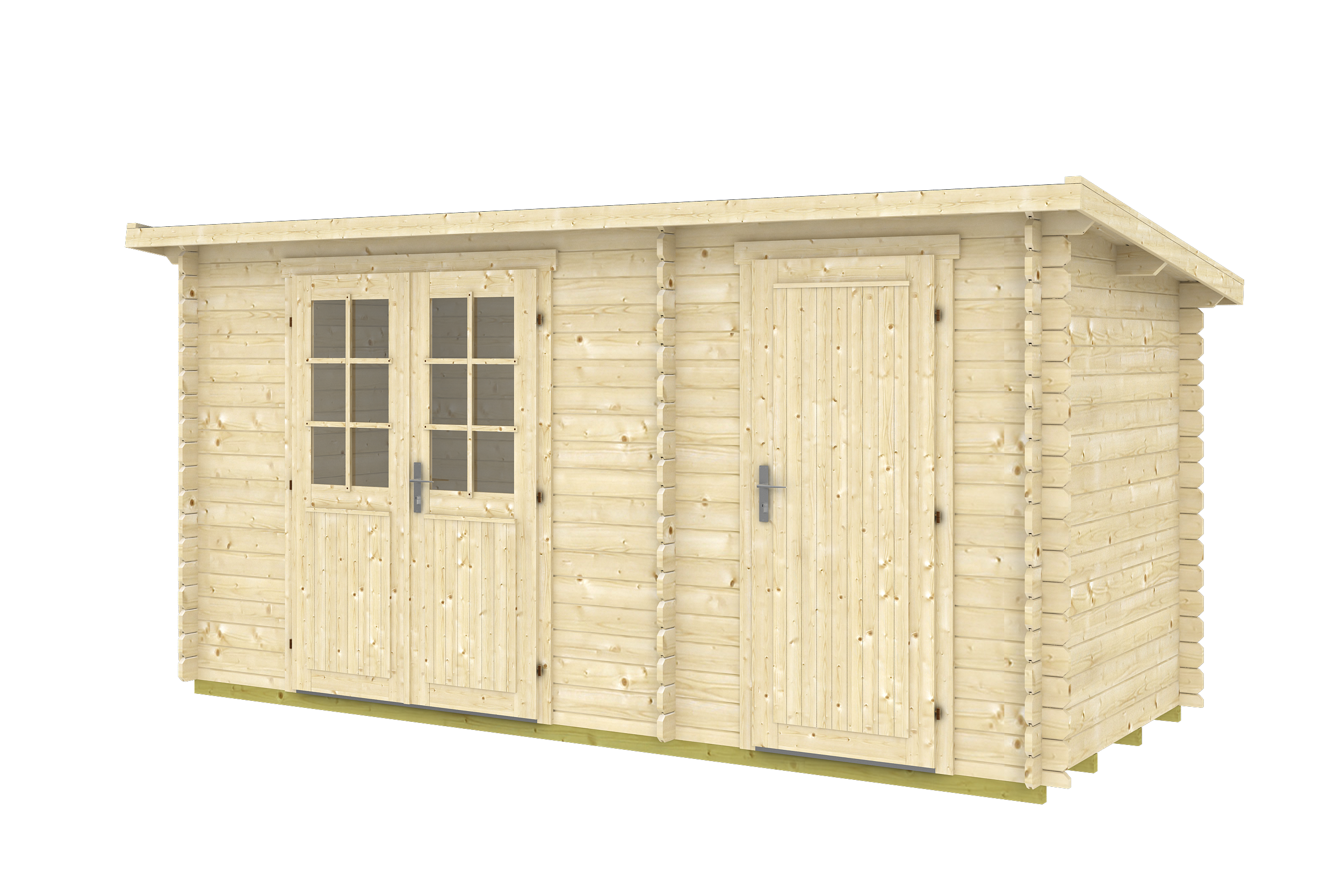 GLORIA-H 4.5x2.9m Log Cabin
